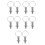 5Pcs Industrial Stainless Steel Indexing Plunger with Pull Ring Silver 7