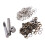 100Ensemble Kit Œillets Durable Coloré Pour Vêtements Accessoires DIY 2