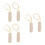 3Sets Beige Toddler Cutlery Set Ppsu - Safe Self-Feeding Spoon Fork 4