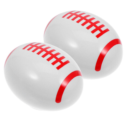 10Pcs Ceramic Rugby Ball Drawer Pulls White Sports Knobs for Cabinets 2