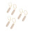 3Sets Beige Toddler Cutlery Set Ppsu - Safe Self-Feeding Spoon Fork 9