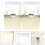 8Pcs Golden Hat Travel Case with Clear Window Foldable Hat Organizer 10