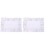 2 Pieces Small Rectangular Paper Doilies Doily Packaging Pad 1