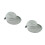 2Pcs Foldable Sun Hat for Women Grey Wide Brim Uv Protection Visor Cap 1