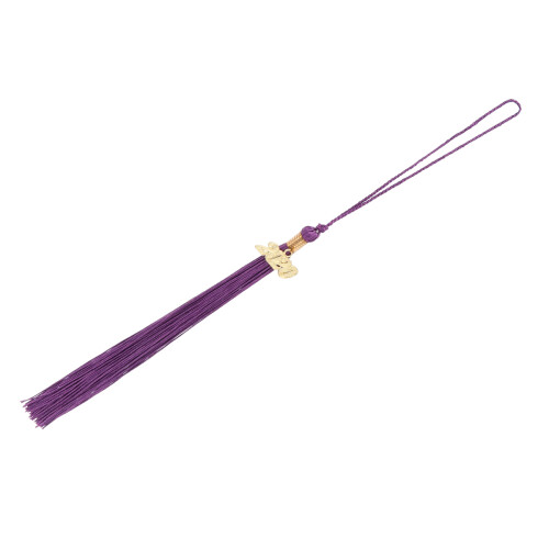 3Pcs Purple Graduation Accessories Tassels with Sturdy Polyester 2