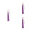 3Pcs Purple Graduation Accessories Tassels with Sturdy Polyester 7