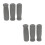 6Pcs Walking Cane Handle Grip Grey Sponge Cushion Non-Slip Replacement 1