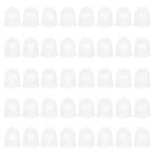 120Pcs White Guitar Fingertip Protectors Soft Breathable Finger Guards