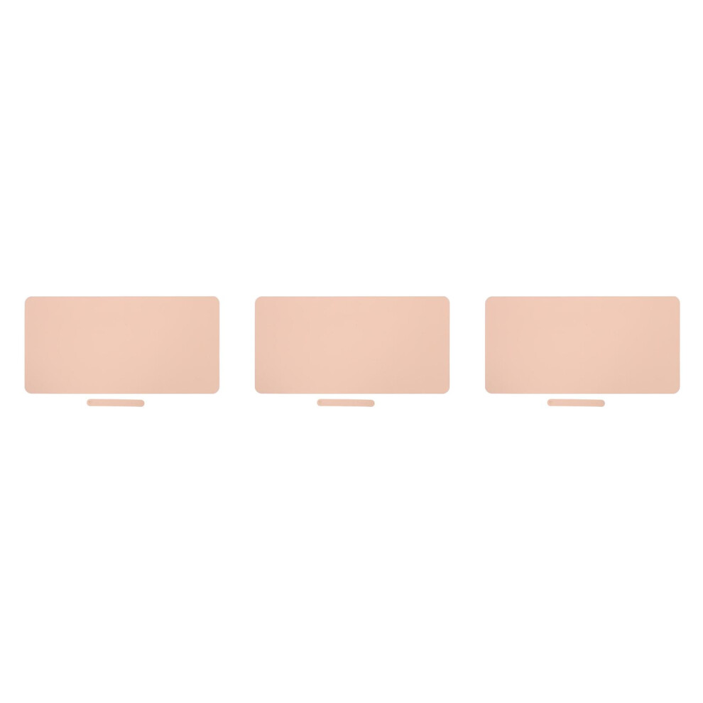 3Pcs Extra Large Desk Pad Smooth Surface Mouse Pad For Designers Pink 3713135336971