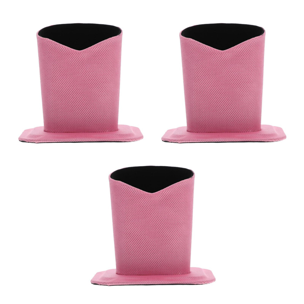 Totority Pink 3Pcs Oxford Fabric Sunglasses Rack Holder For Nightstand Desk