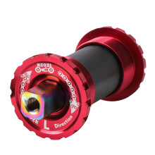 Rood Ti-Alloy Middenas Voor Vouwfiets En Bergfiets Met Keramiek