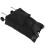 2Pcs Large Capacity Black Foldable Trolley Bags with Smooth Wheels 9