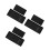 6Pcs Creative Silicone Sink Tray Black Kitchen Vanity Sponge Storage 8
