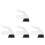 4Sets Roller Skates Brake Stopper White Rubber Stable Performance Pads 8