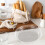 4Pcs Durable Glass Pie Plates for Baking Steaming Clear Snack Trays 11