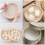 30Pcs Round Silicone Steamer Liners Reusable Non-Stick White Mesh Mats 11