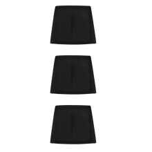 3Pcs Soft Silicone Anti Slip Car Console Charger Pad Black