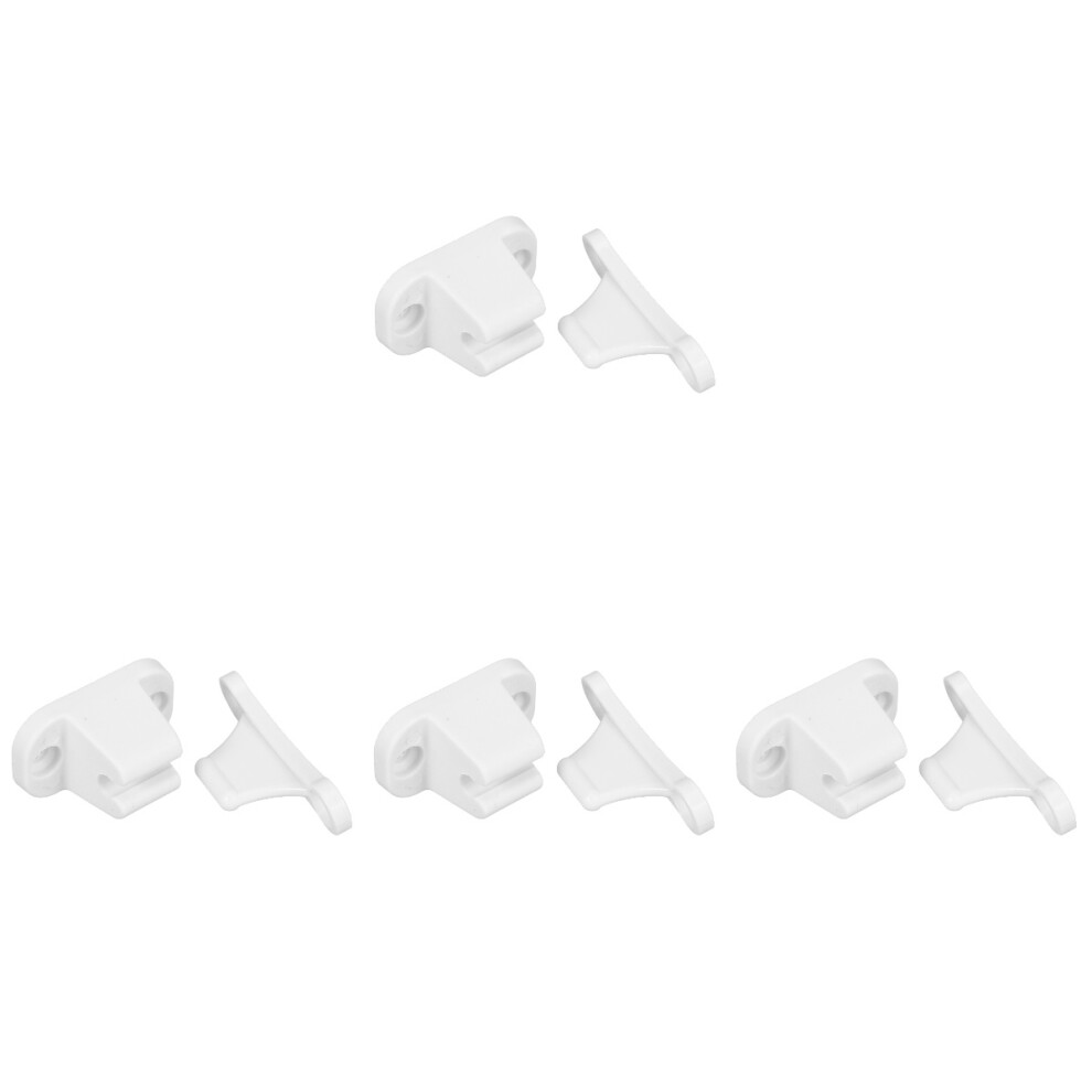 4Pcs Nylon Camper Door Stopper Strong Rv Door Catch White 3713135310193