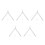 5Pcs White Metal Compass for Students Zinc Alloy Drawing and Math Tool 1