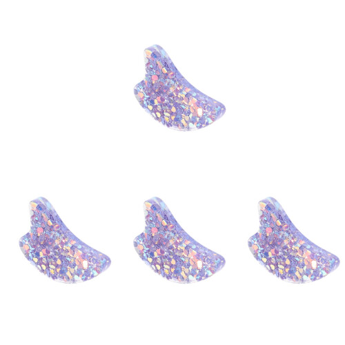 4Pcs Chic Purple Finger Book Holders Convenient Reading Accessories