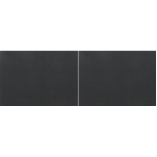2Pcs Black Felt Calligraphy Mat Student Writing Desk Accessories