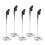 10Pcs Silver Menu Clips Spiral Base Photo and Table Number Holders 2