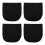 4Pcs Large Capacity Black Motorcycle Organizer Drawstring Bag 5