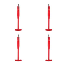 4Pcs Car Valve Stem Tool Set Red Nylon for Easy Tire Repair