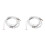 2 Pcs With Microphone Cable White 1
