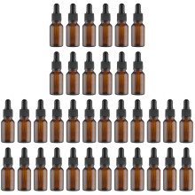3 Count Empty Glass Aromatherapy Bottle Essential Oil Sample Bottles