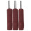 9Pcs Dark Red Sanding Drum Bit Set for Drill Rotary Tool Polishing Use 2