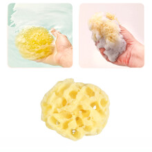 1Pc Baby Bath Shower Sponge Natural Honeycomb Friendly