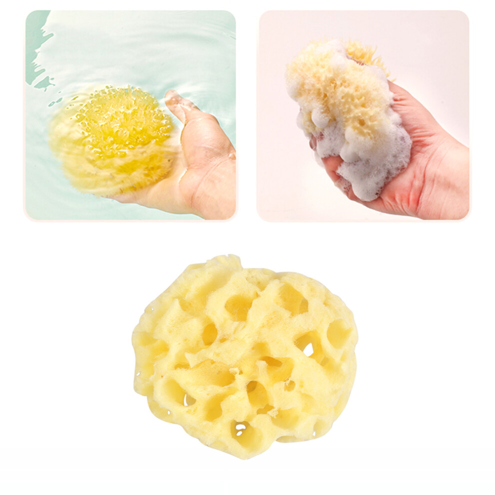 1Pc Baby Bath Shower Sponge Natural Honeycomb Friendly Ohphcall