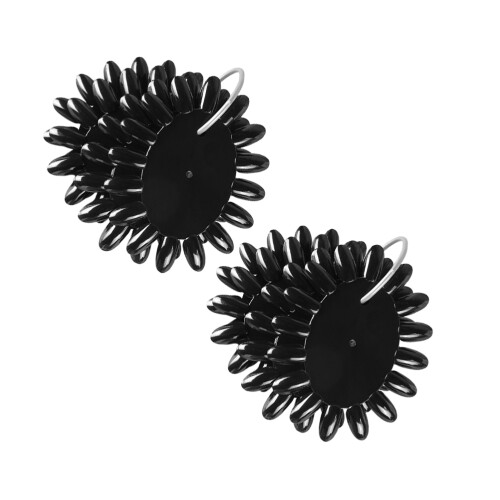 4Sets Black Nail Fan Display Cards for Color Practice 2