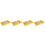 4Sets Impact-Resistant Yellow Plastic Chess Board for Kids Play 5