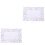 2 Pieces Small Rectangular Paper Doilies Doily Packaging Pad 3