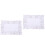 2 Pieces Small Rectangular Paper Doilies Doily Packaging Pad 4
