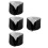 4Pcs Black Winter Plant Covers Breathable Durable Tree Insulation 7