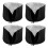 4Pcs Black Winter Plant Covers Breathable Durable Tree Insulation 8