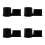 4Pcs Easy-Install Plastic Kayak Cup and Phone Holder for Paddle Boards 8