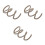 3Pcs Coffee Simulated Vine Decor PVC Artificial Plants Low Maintenance 3