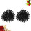4Sets Black Nail Fan Display Cards for Color Practice 10