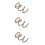 3Pcs Coffee Simulated Vine Decor PVC Artificial Plants Low Maintenance 8