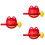 3Sets Kinder Percussie Speelgoed ABS Kantoor Ontspanning 7