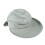 2Pcs Foldable Sun Hat for Women Grey Wide Brim Uv Protection Visor Cap 2