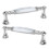 4Pcs Durable Silver Crystal Cabinet Handles Glass Knobs for Home Decor 3