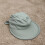 2Pcs Foldable Sun Hat for Women Grey Wide Brim Uv Protection Visor Cap 3