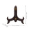 6Pcs Brown Resin Desktop Dish Holder Tea Cake Storage Display Stand 10