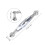 4Pcs Durable Silver Crystal Cabinet Handles Glass Knobs for Home Decor 11