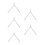 5Pcs White Metal Compass for Students Zinc Alloy Drawing and Math Tool 7